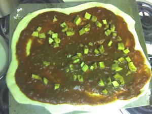 mexican chicken pizza